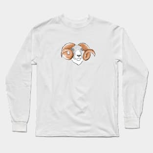 Aries Minimalist Goat Long Sleeve T-Shirt